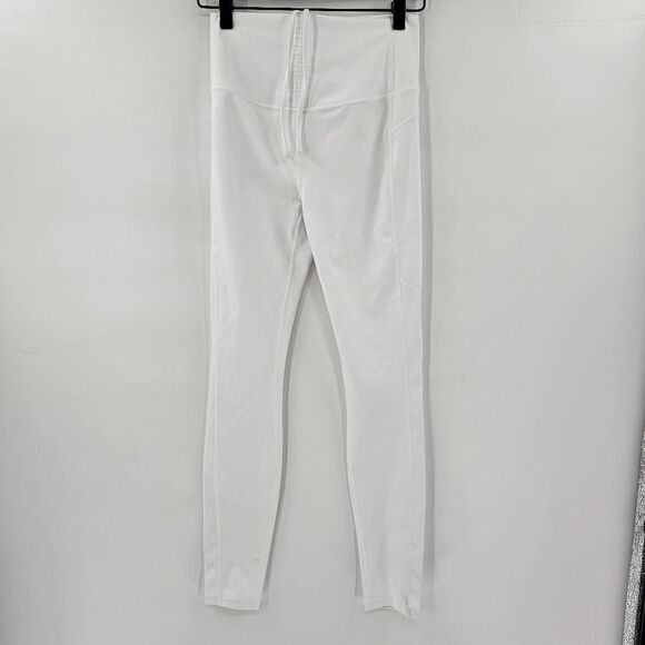 Fabletics pure luxe leggings small white gym workout running - Picture 1 of 5